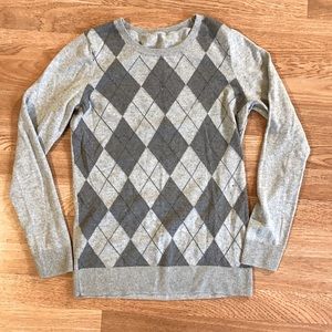 Grey Patterned Sweater